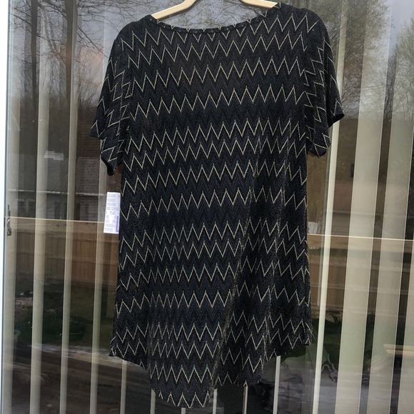 NWT Lularoe ClassicT Large elegant chevron holiday - Picture 6 of 6